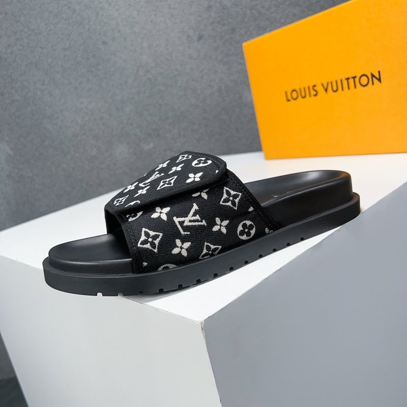 LV 남성 이탈리아 소가죽 슬리퍼 001-185926