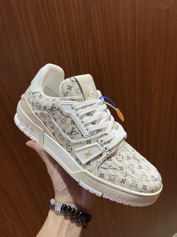LV 트레이너 스트라이프 데님 스니커즈 001-185979