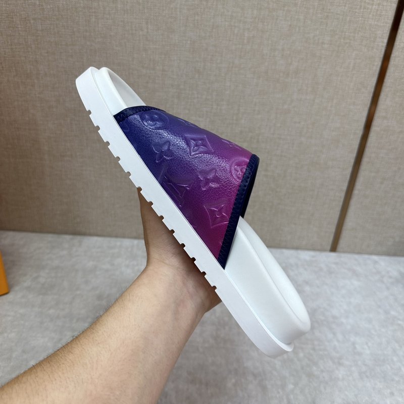 LV 트레이너 샌들 소가죽 퍼플 001-185991