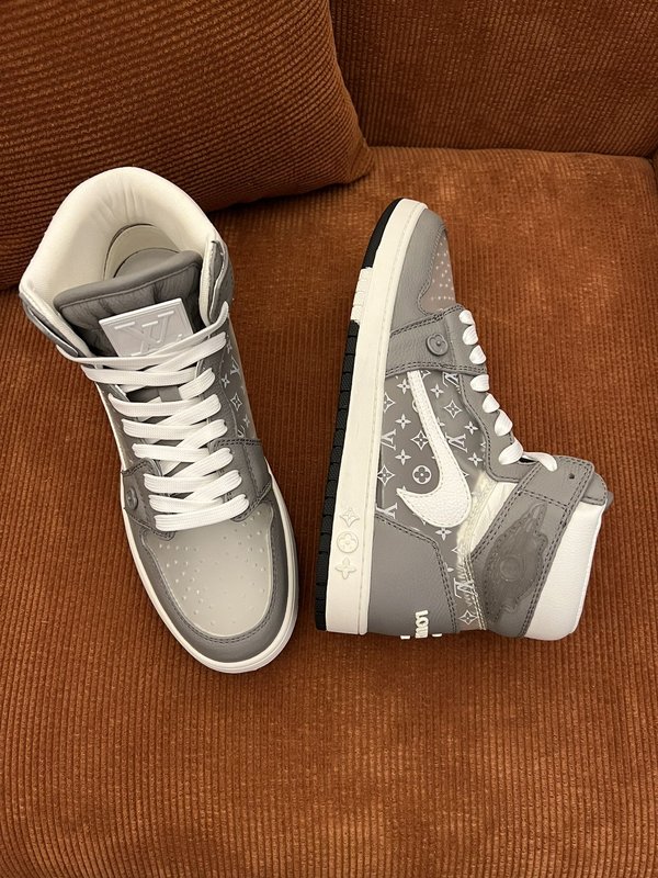 LV 콜라보 AJ1 로우 레트로 운동화 001-185994