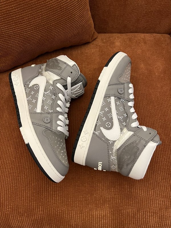 LV 콜라보 AJ1 로우 레트로 운동화 001-185994