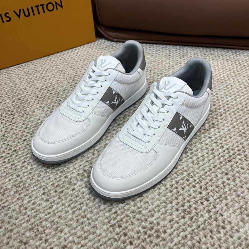 LV 남성 소 가죽 엠보싱 캐주얼 슈즈 001-186016
