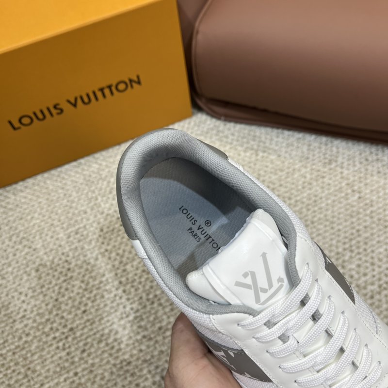 LV 남성 소 가죽 엠보싱 캐주얼 슈즈 001-186016