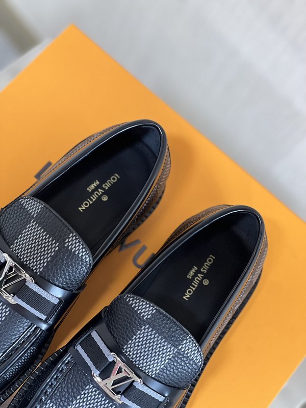 LV 바로크 남성 두꺼운 바닥 로퍼 001-186028