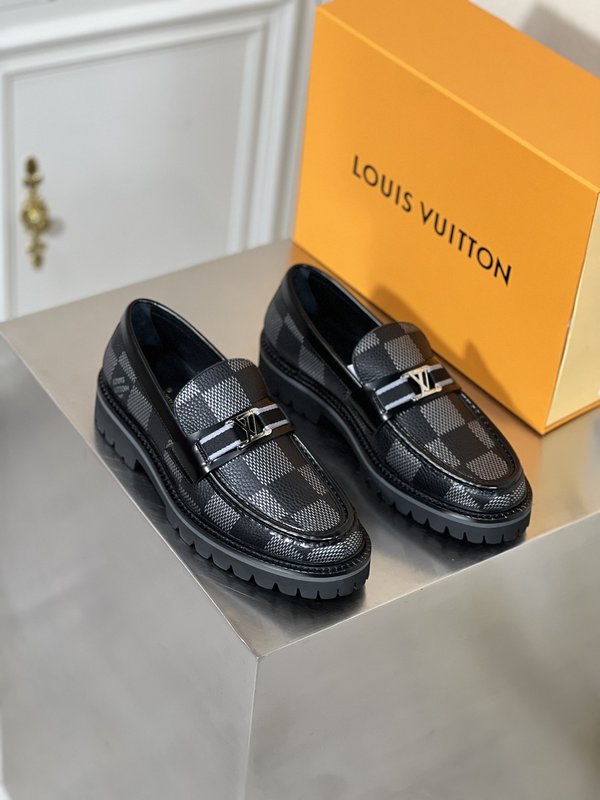 LV 바로크 남성 두꺼운 바닥 로퍼 001-186028