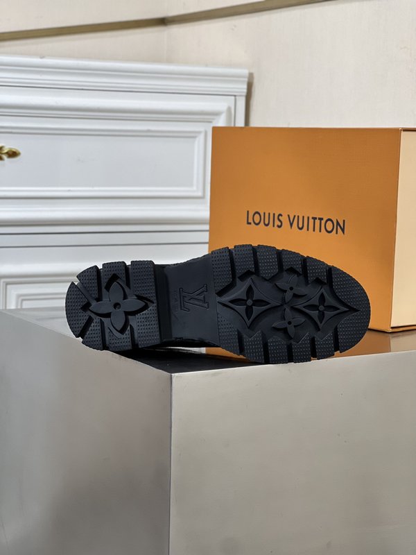 LV 볼테어 남성 비즈니스 캐주얼 레이스 슈즈 001-186036