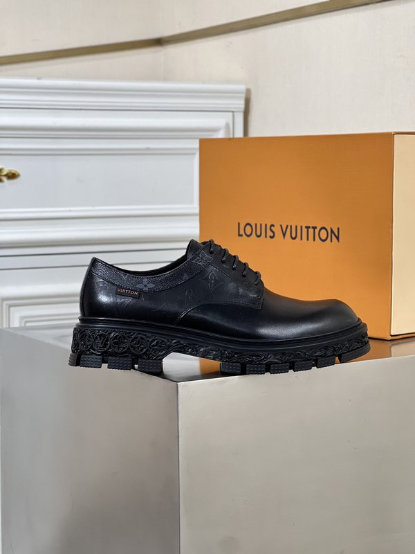 LV 볼테어 남성 비즈니스 캐주얼 레이스 슈즈 001-186036