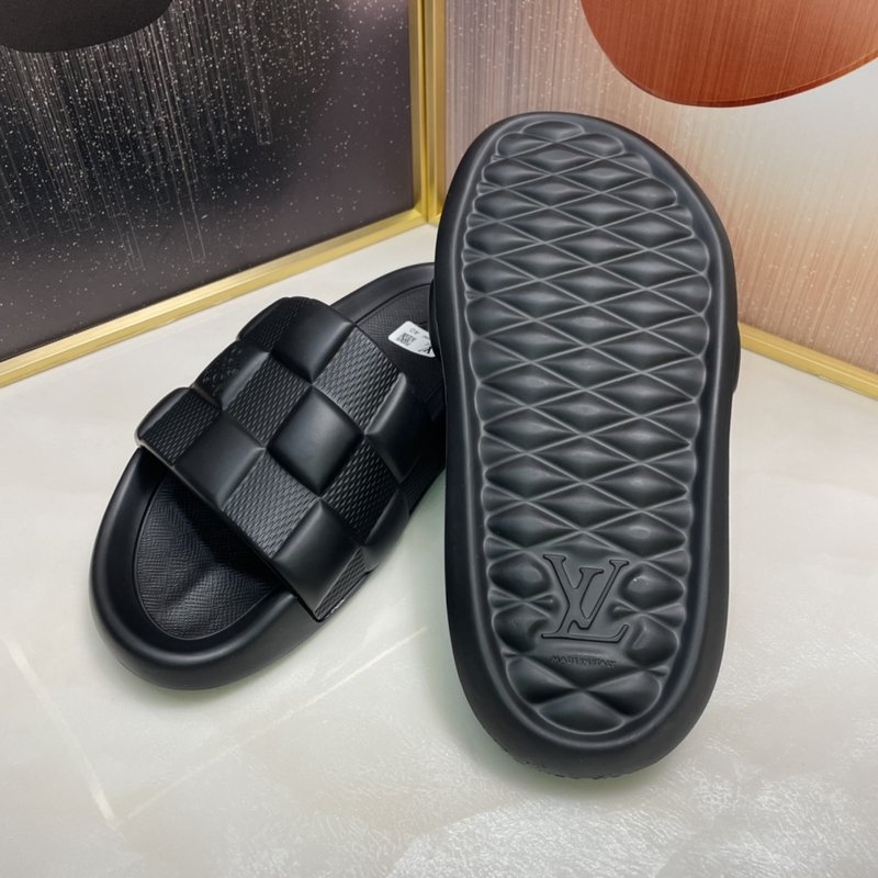 LV 공식 홈페이지 고품질 남성 슬리퍼 001-186044