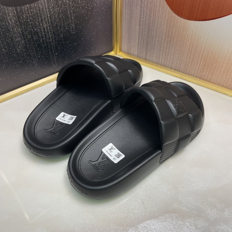 LV 공식 홈페이지 고품질 남성 슬리퍼 001-186044