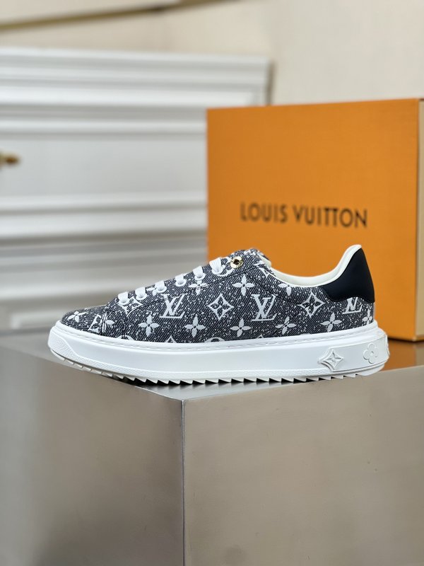 LV 프리미엄 커플 운동화 오리지널 가죽 001-186058