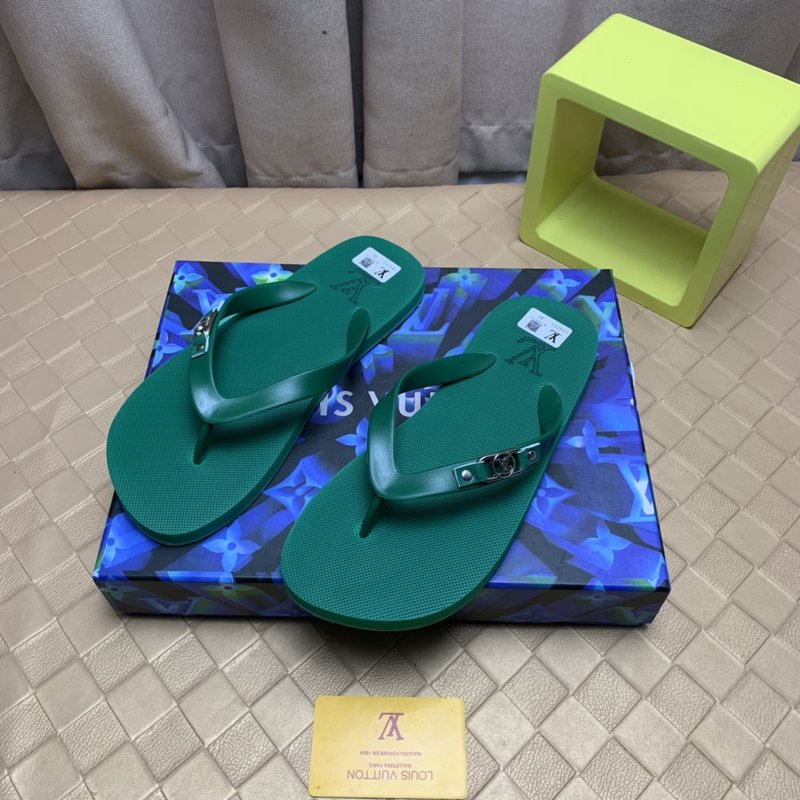 LV 하이엔드 맞춤 여름 미끄럼 방지 슬리퍼 001-186070