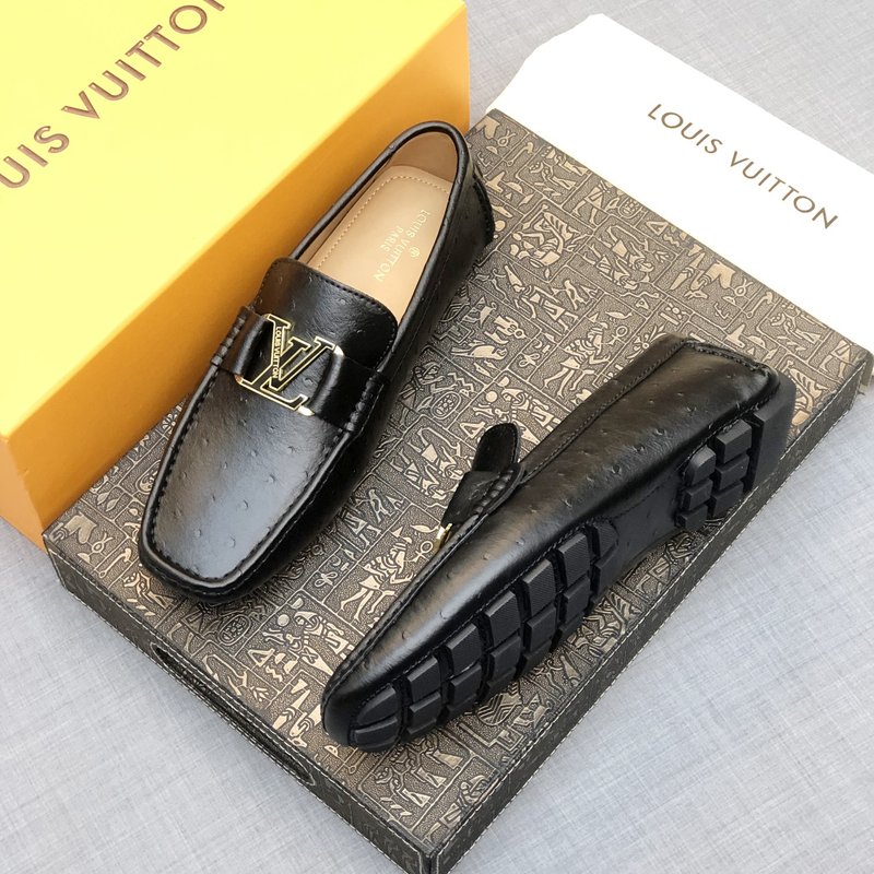LV 남성 오스트리치 로퍼 슈즈 001-186075