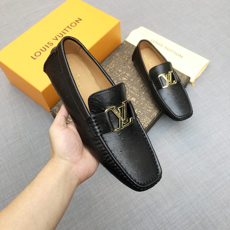 LV 남성 오스트리치 로퍼 슈즈 001-186075