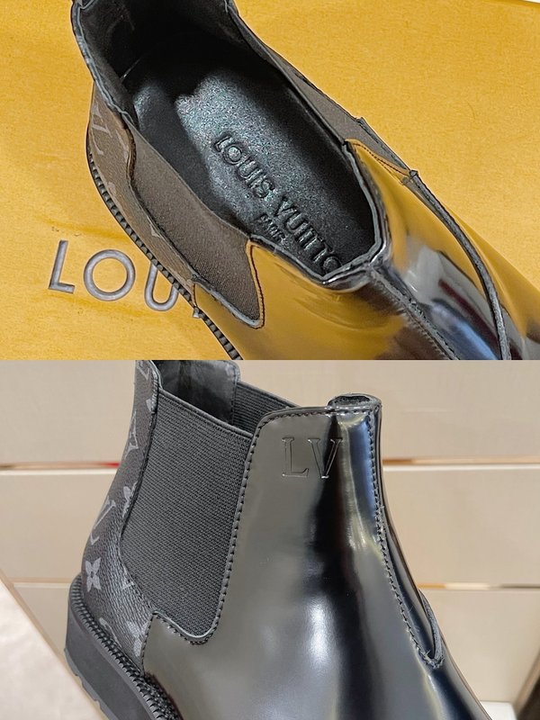 LV2022 년 하이톱 레이스 남성 부츠 001-186095