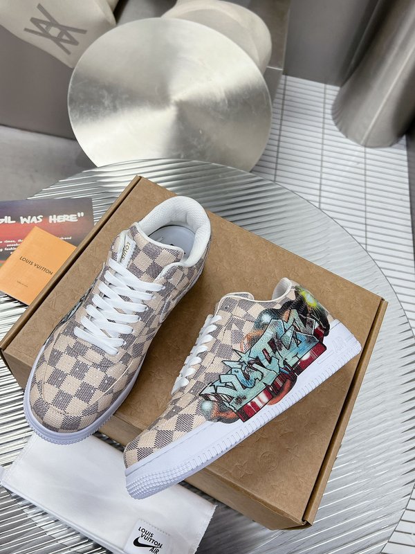 LV 협업 나이키 AJ1 로우 클래식 농구화 001-186143