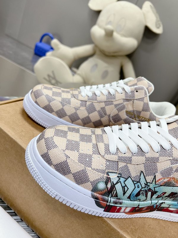 LV 협업 나이키 AJ1 로우 클래식 농구화 001-186143