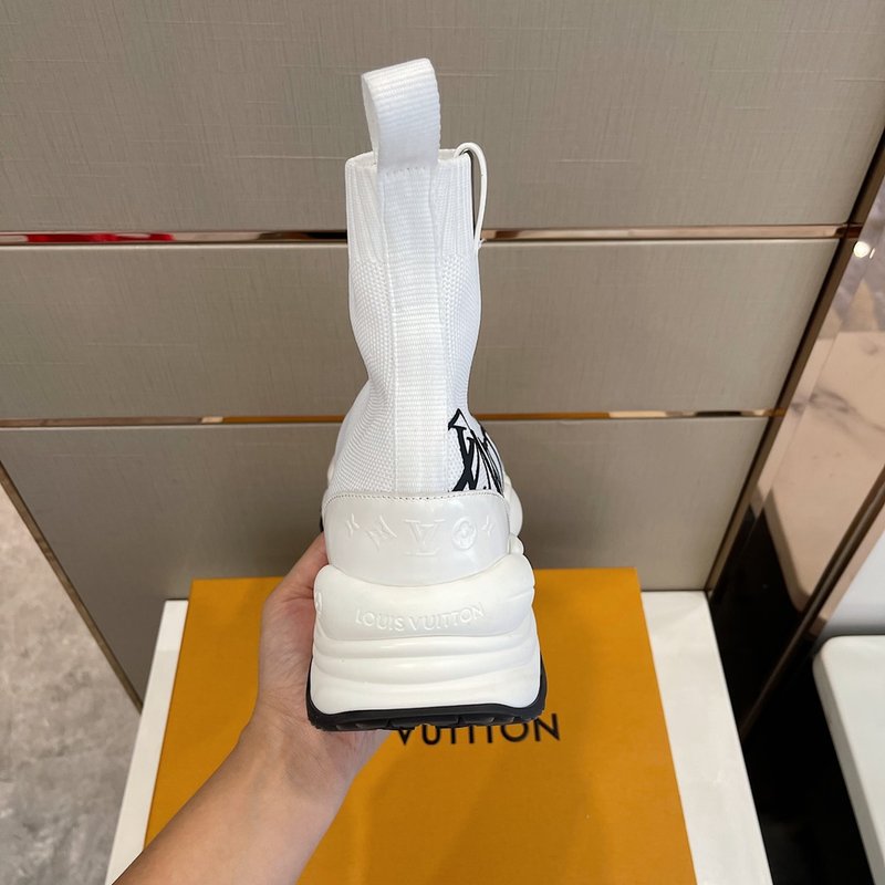 LV 런 55 하이탑 탄력 소ックス 스니커즈 001-186146