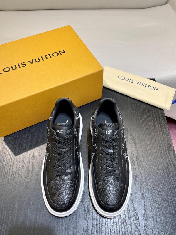 LV Beverly Hills 스니커즈 그레인 가죽 001-186147