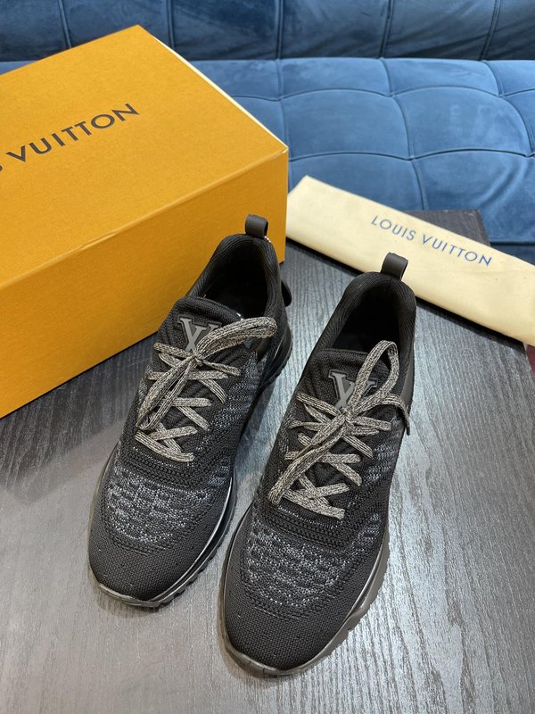 LV P550 블랙 니트 스니커즈 001-186150