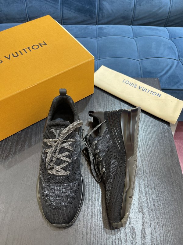 LV P550 블랙 니트 스니커즈 001-186150