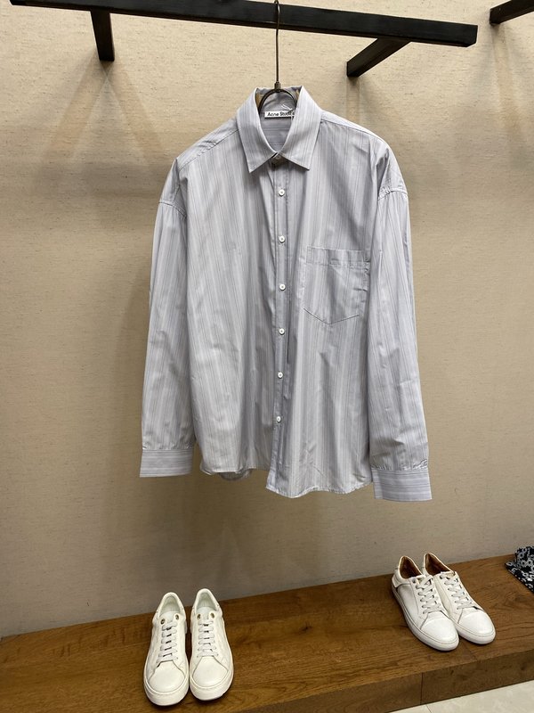 Acne Studios 스트라이프 칼라 셔츠 001-186156