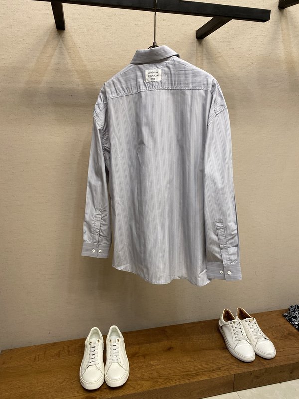 Acne Studios 스트라이프 칼라 셔츠 001-186156