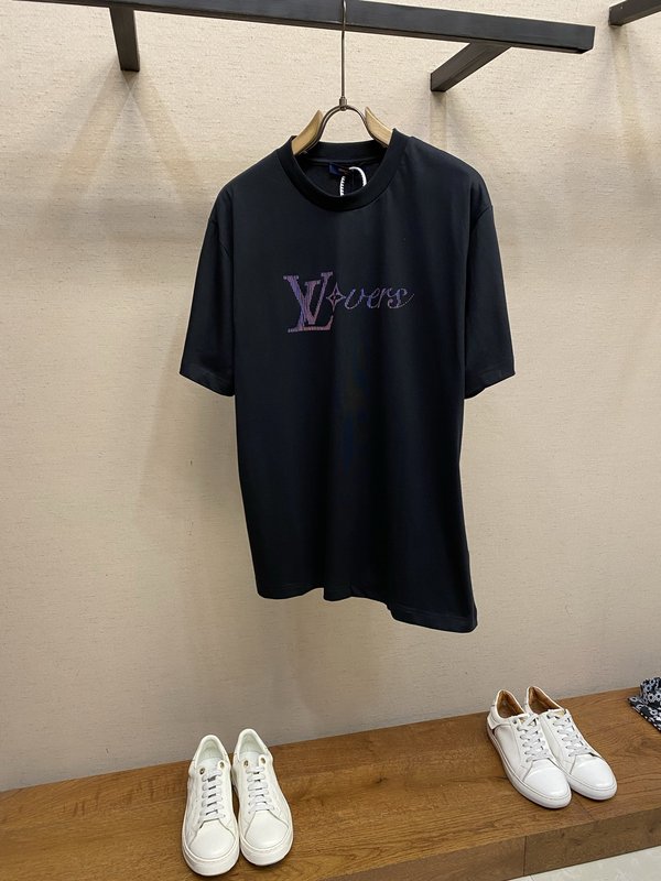 25SS VERS 그라디언트 프린트 반팔 티셔츠 001-186168