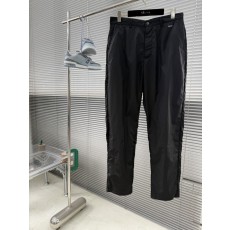 클래식 자수 블랙 스트레이트 캐주얼 팬츠 001-186210