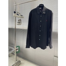 랄프 로렌 자수 린넨 셔츠 001-186221