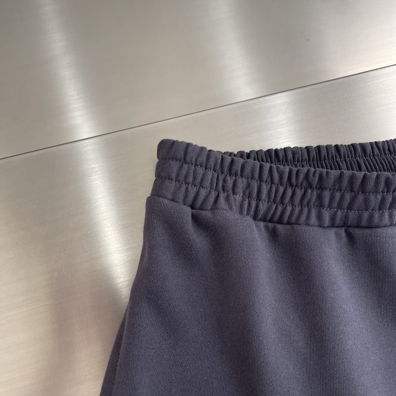 발렌시아가 커시브 자수 워싱 블랙 롱팬츠 001-186228