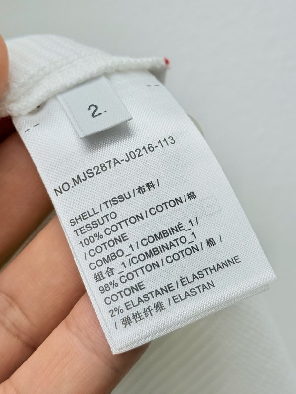 브루넬로 Thom 스트라이프 라운드 티셔츠 001-186324