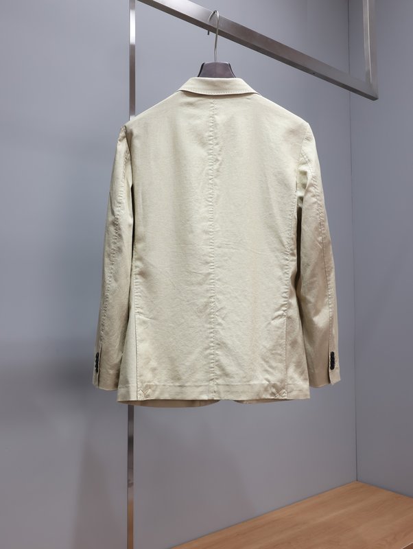 제냐 남성 린넨 긴팔 정장 재킷 001-186342