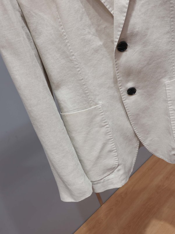 제냐 ZEGNA 남성 리넨 긴팔 정장 재킷 001-186343