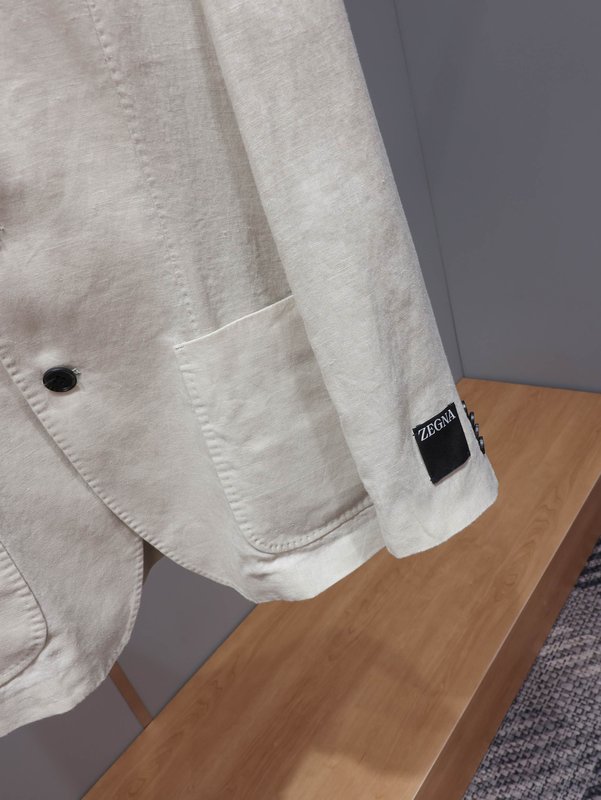 제냐 ZEGNA 남성 리넨 긴팔 정장 재킷 001-186343