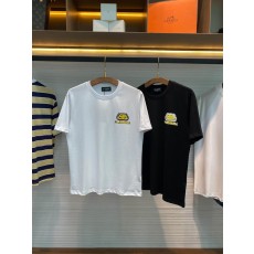BA春夏 평면 니트 라운드 넥 반팔 티셔츠 001-186347