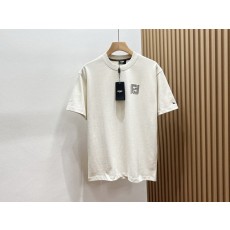 인버티드 레터 순면 반팔 티셔츠 001-186351