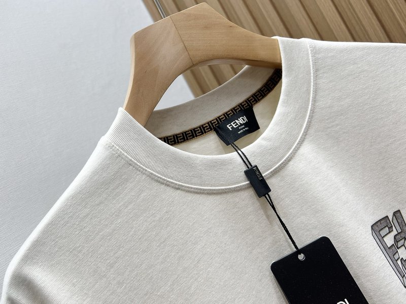 인버티드 레터 순면 반팔 티셔츠 001-186351