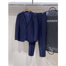 남성 고급 비즈니스 울 정장 세트 001-186362