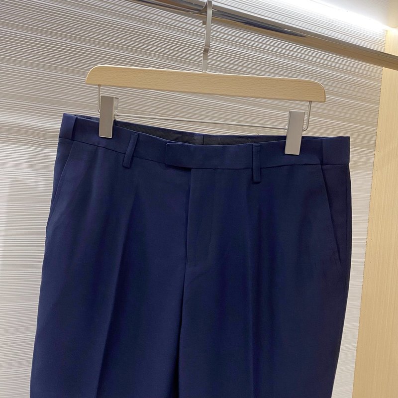 남성 고급 비즈니스 울 정장 세트 001-186362