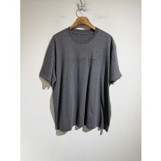 Essentials 딥그레이 엠보싱 헤비코튼 티셔츠 001-186379