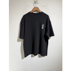 크로 와플 격자 프린트 반팔 티셔츠 001-186385