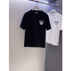 클래식 로고 자수 소매 펠트 배지 티셔츠 001-186395