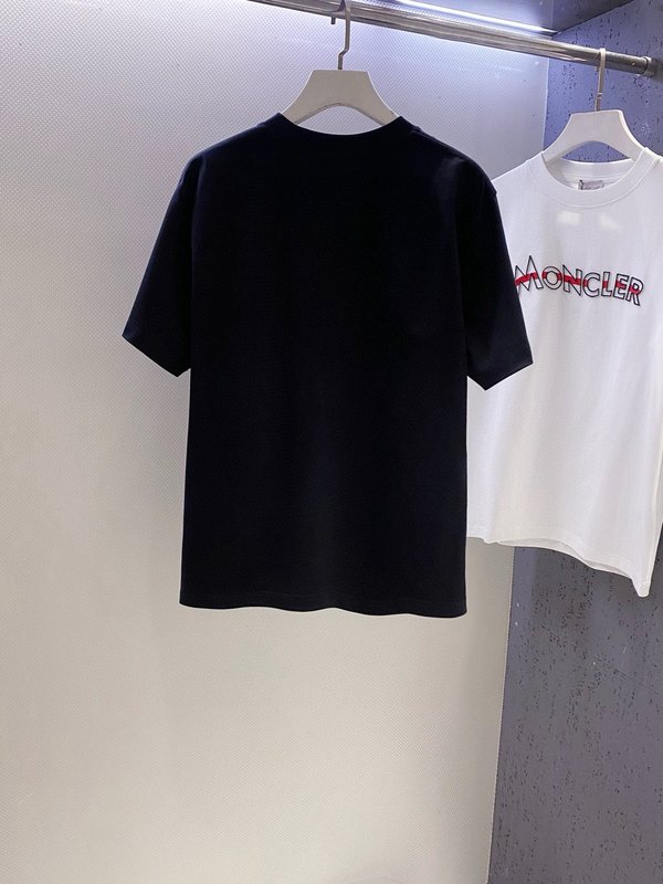 P420 로고 비즈 자수 오버핏 반팔 티셔츠 001-186397