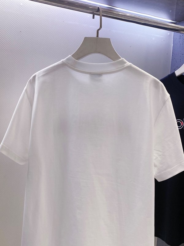 P420 Mon 로고 비즈 자수 오버핏 반팔 티셔츠 001-186398