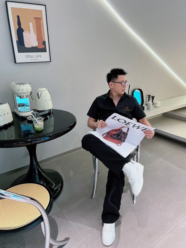 아크테릭스 남성 슬림핏 반팔 셔츠 001-186663