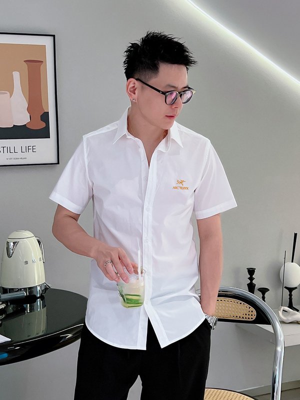 아크테릭스 남성 슬림핏 반팔 셔츠 001-186663