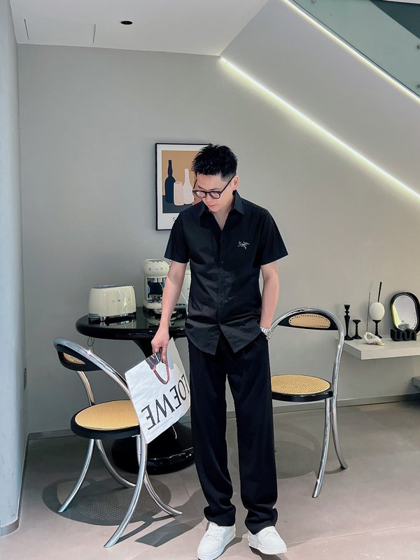 아크테릭스 남성 슬림핏 반팔 셔츠 001-186664