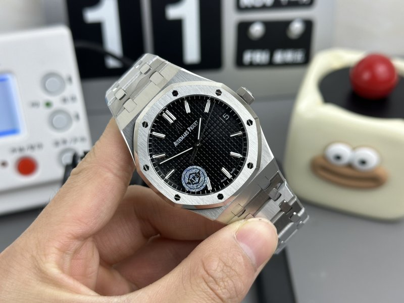 오데마 피게 로얄 오크 오토매틱 시계 001-187206