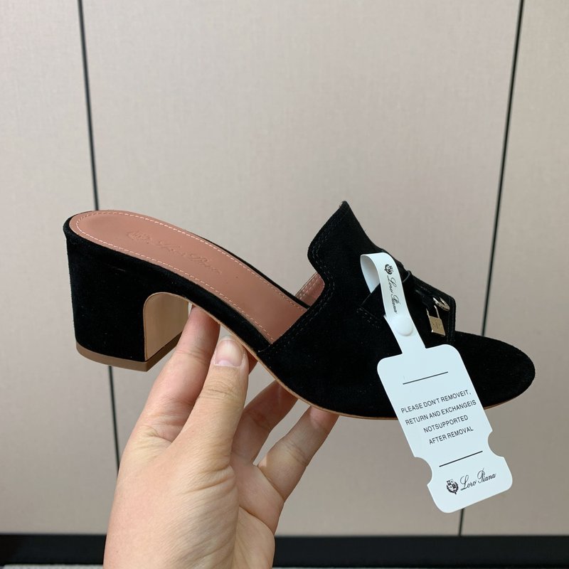 양피 미들힐 샌들 001-188398