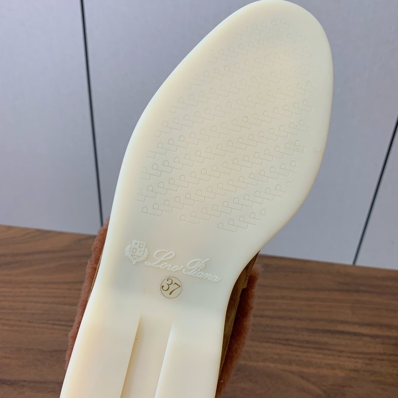 로로피아나 양모 칼라 로퍼 슈즈 001-188561